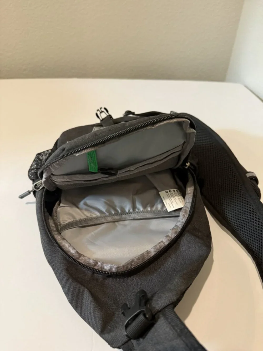 Waterfly Sling Bag Crossbody Chest Backpack Dark Grey Adjustable Strap